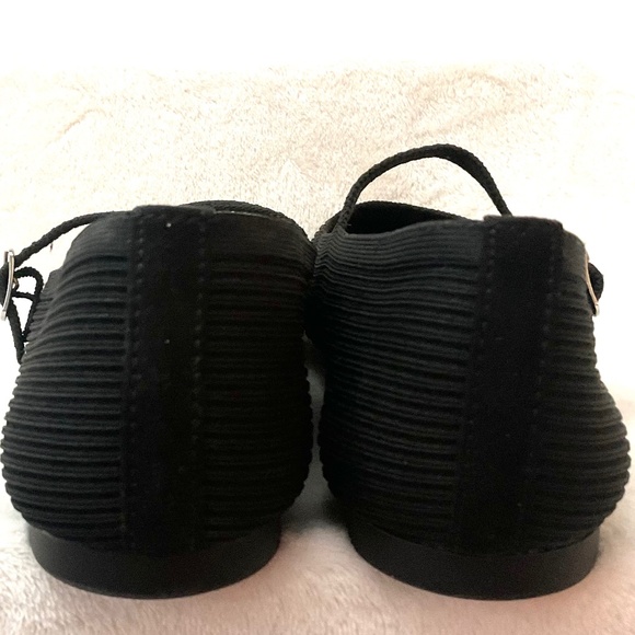 BLACK MIXIT MARY JANE SQUARE TOE BUCKLED SLIP ON BALLET SHOES SIZE 8M - Picture 9 of 14